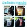 XINLIYA 60PCS Disposable Car Trash Bag, Easy Stick-On Portable Vehicle