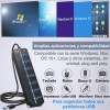 GOMITA Hub 7 Puertos Usb 3.0 Alta Velocidad Pc Laptop