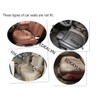 EDEALYN Front PU Leather Car Seat Cover Bottom Auto Seat