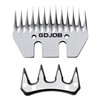 13 Teeth Straight Replacement Blades for Sheep Shears, Professional Stainless