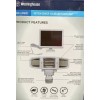 Westinghouse Lámpara Solar Seguridad Tripe Cabeza Westinghouse 2000 Lumen