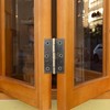 Adyoney 10 Pcs 2.5 Inch Antique Bronze Door Hinge Cabinet