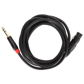 XLR Female to 1/4 Inch 6.35mm Cable Professional Plug and Play 20 AWG OFC Core Microphone Cable 9.8ft