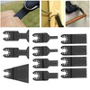 11PCS Oscillating Saw Blade Quick Release Carbon Steel Woodworking Straight