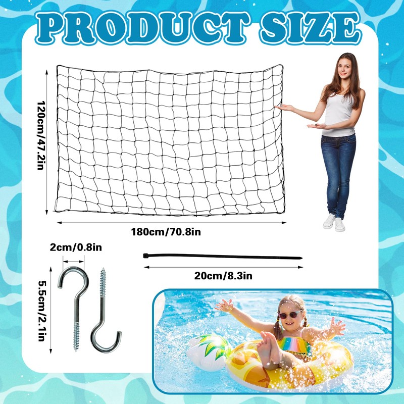 Eerrhhaq 71 x 47 in Large Pool Toy Float Storage