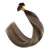 Ugeat Human Hair Extensions U Tip Balayage Remy K Tip