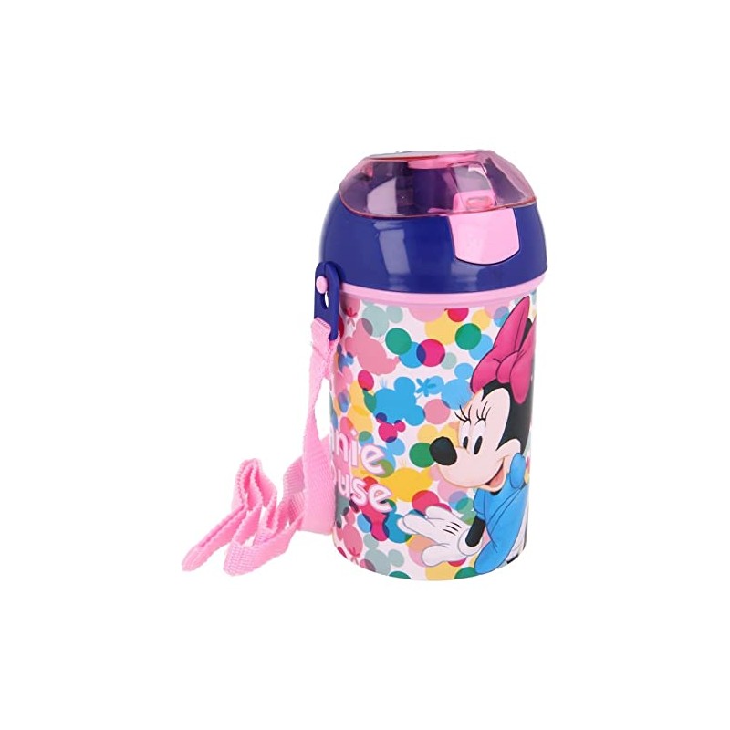 Minnie Pop Up Water Bottle Drink Bottle Flask with Neck