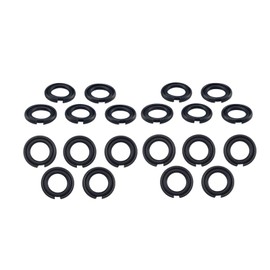 TALSWIF 1/2" Impact Retaining Ring Clip Impact Friction Ring with O-Ring fits Milwaukee Type Impact Wrenchs, Square Drive Socket Retainer Ring（20 Sets/Pack）