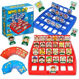 Who Is It Game Original, Who Is It Funny Guessing Game Board Game, Guess What Game, Guess Who, Who Am I Game Classic Guess Game for Family Games