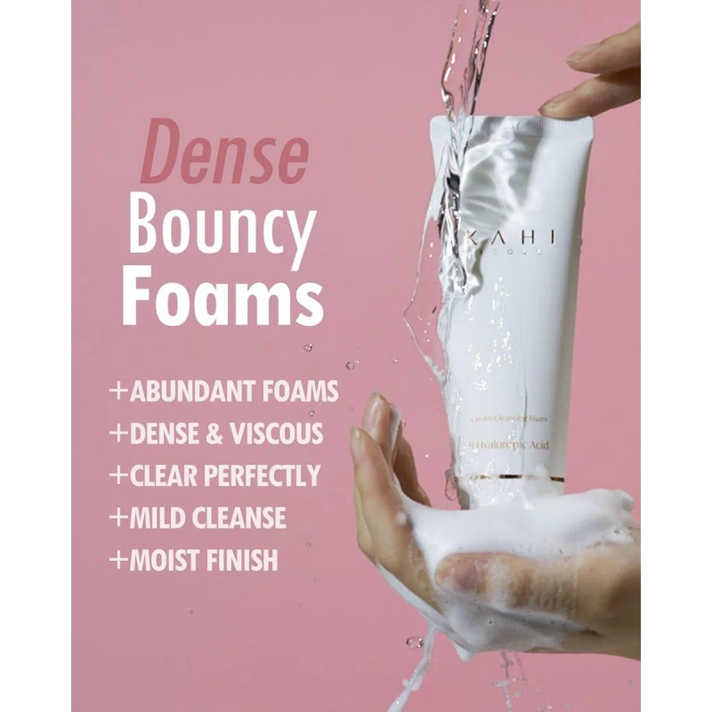 Crema Espumosa Limpiador Hidratante Facial, Kahi