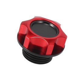 Hihaha Oil Filler Cap for Toyota Reiz Camry Highlander Crown Corolla/Inner/Durable / 1 Pcs Red Black