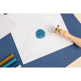 Rayher 10 Glitter Hot Melt Glue Sticks for Mini Hot Glue Gun, Hot Glue Sticks for Crafting, Card Making and Repairs, Low Temperature Glue, Diameter 7mm, various colours, 33496990