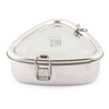 JVL Stainless Steel Single Layer Triangle Lunchbox - Small