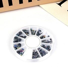 Deco parts Opal parts Nail art materials Hemisphere parts - WFIDX5M / 데코파츠 오팔파츠 네일아트재료 반구파츠-WFIDX5M