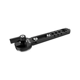 Nitze NATO Rail with ARRI Rosette, Quick Release NATO Rail Aluminium Alloy with Anti-Off Pin and Multiple Mounting Points, NATO Rail Compatible with NATO Monitor Mount, EVF (5 inch/127 mm) - N49-NR5