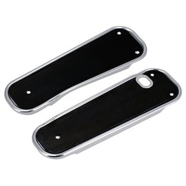 Set of Running Boards Right and Left Rubber Black for Simson KR51 Schwalbe
