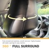 DACIRTY 2 PCS Full Wrap Front Seat Headrest Cover, Comfortable