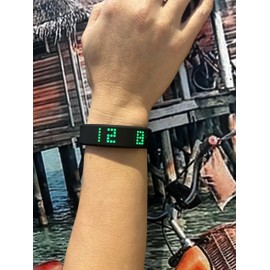 e-vibra Vibrating Alarm Reminder Watch - with up to 8 Personal Alarms and Message Reminders per Day (Black)