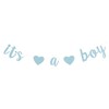 It's a Boy Banner Baby Shower Bunting Gender Reveal Party