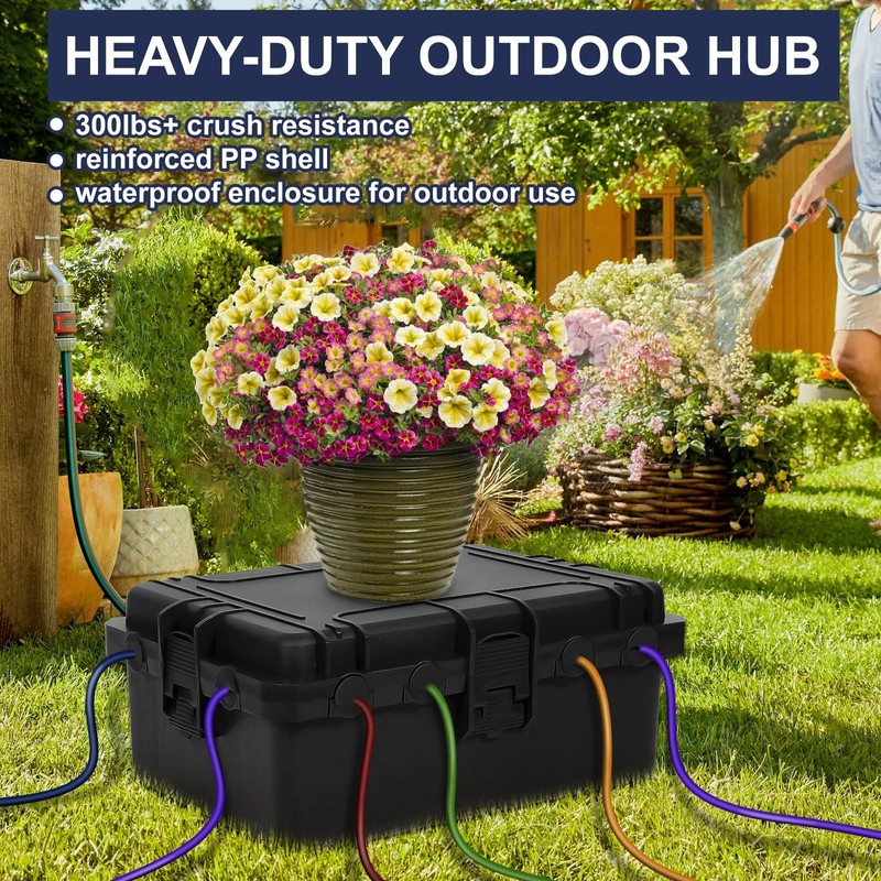 OUTDSPLY Large Outdoor Electrical Box Waterproof, IP54 Extension Cord Cover