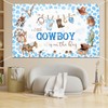 Avezano Cowboy Baby Shower Backdrop A Little Cowboy is On
