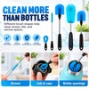 Bottle Cleaning Brush Set for Water Bottles – Stainless Steel