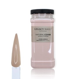 Legacy Nails Professional Cover Acrylic Powder - Create Beautiful French Nail Art & Extensions - 1 Lb (NATURAL)