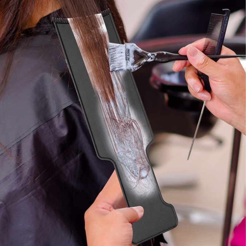 4 Pieces Balayage Highlighting Board with Teeth Hair Dye Paddle