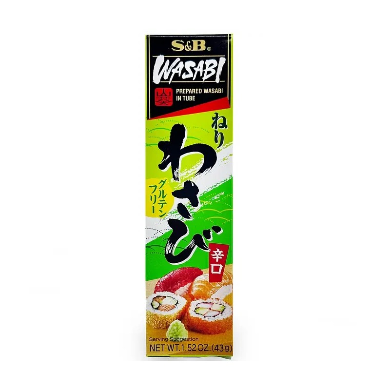 S&B SB Prepared Wasabi Paste Japanese S&B Seasoning Dip Horseradish