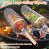 Upgraded Nesting Grill Basket Set, 2 Pcs Vegetable Grilling Basket