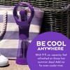 O2COOL O2COOL Elite Battery Powered Handheld Water Misting Fans (Purple)