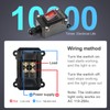 OELFFOW Waterproof On Off Toggle Switch with Red Light Rocker