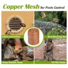 Copper Mesh Rodent Control Copper Wool for Slugs Mice Pest