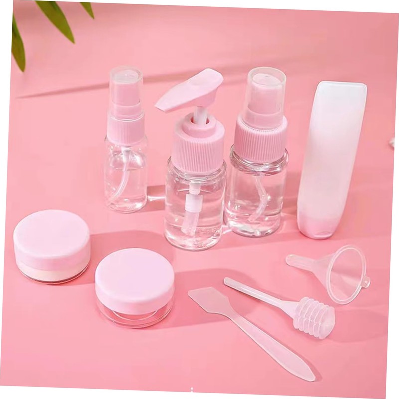 FRCOLOR Shampoo Lotion Travel Bottles Set 10 Pcs Refillable Toiletry