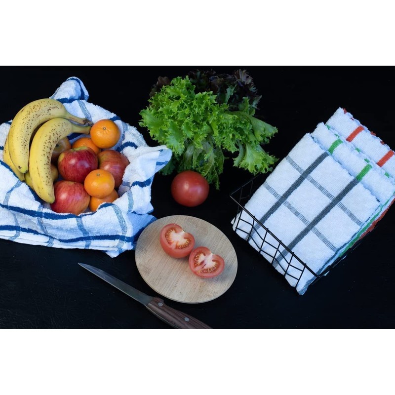 Luxury Nights 100% Cotton Terry Tea Towel Kitchen Cloth Heavy