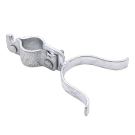 1-3/8" x 2-3/8" Chain Link Fence Fork Latch, KINNAN Gate Fork Latch with Padlock Hole, Galvanized Fence Latch Lock to Gate Post,Bolts & Nuts Included