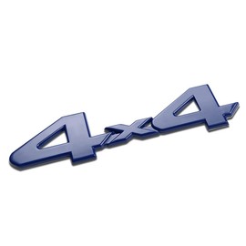 Auto Dynasty 3D Letter Metal Emblem 4x4 Badge (Blue) - Type2