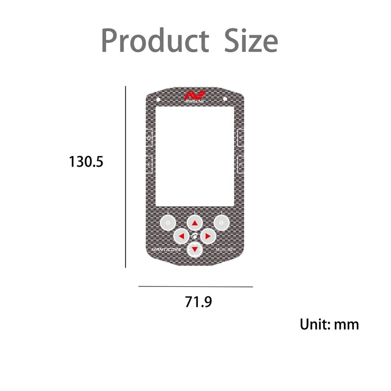 TEHAOUU Protective Film for Minelab Equinox Manticore Film Anti-Scratch Dustproof