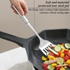 Stainless Steel Spatulas Set, ReaNea Silver Slotted Turner, Solid Turner,
