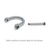 LABEN Stainless Steel D-Rings with Screw Shackle Horseshoe U Shape