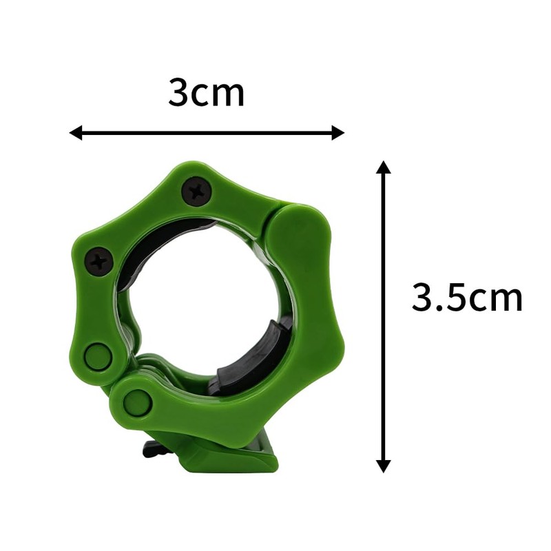POFET 2 Pcs Olympic Barbell Clamps, Quick Release Barbell Collars