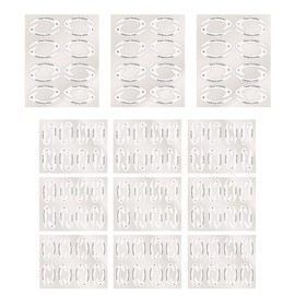 LEEQ 12 Sheets - Eyeliner Stencil Eyeshadow Stencil, Eyeliner Stencil Sticker & Eyeshadow Stencils Sticker Kit, Eye Makeup Stencil (96 Pieces)