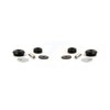Rear Suspension Strut Shock Mounting Pair Replacement For Toyota Corolla