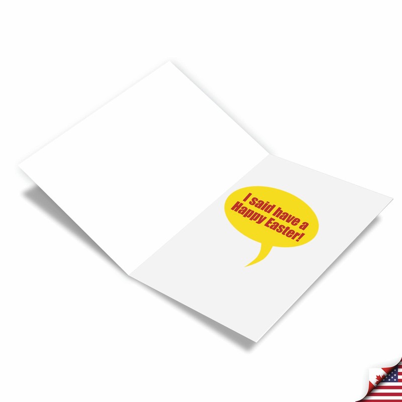 7292 'My Butt Hurts' - Funny Easter Greeting Card with