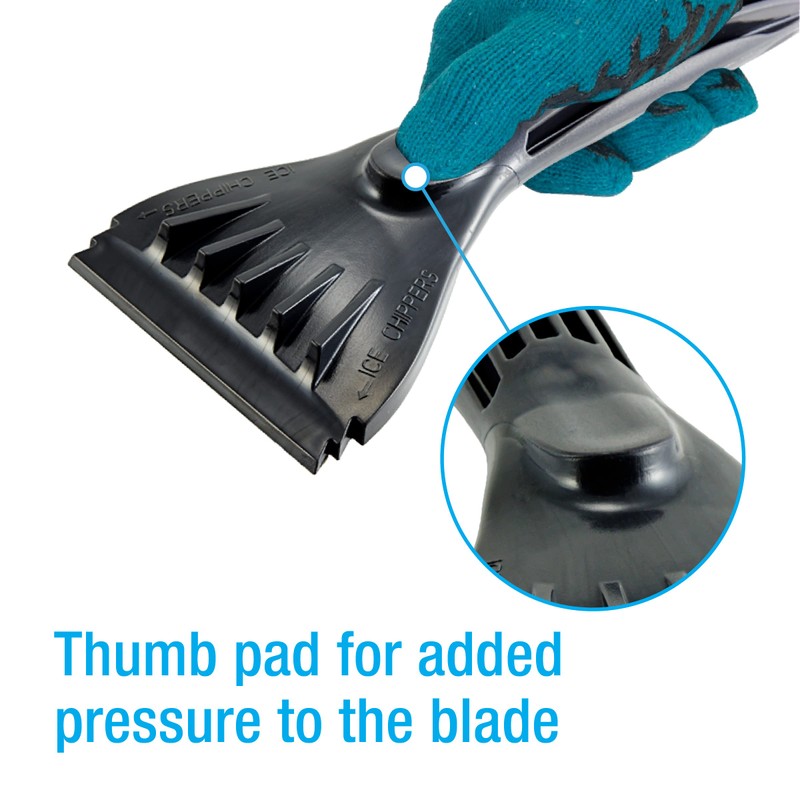 SubZero 2-16211 9" Ice Ripper Ergonomic Ice Scraper for Car,