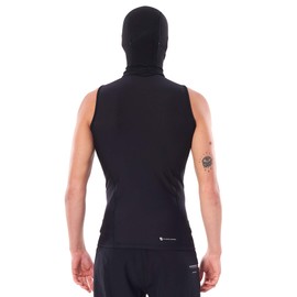 RIP CURL Flashbomb Polypro Hooded Vest Top - Black - Thermal Warm Heat Layer Layers