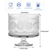 MOLIGOU Glass Trifle Bowl, 110 oz Trifle Bowl with Pedestal,