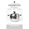 KOTO Single Tier Stainless Steel Steamer Pot, 2 sizes, (10.2'')