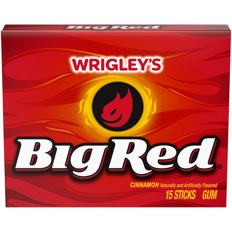 Wrigley Cinnamon Chewing Gum, 15 Stick (Pack of 4), 60