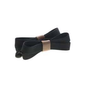 VINGTAINE H-443 Bi-Color Ribbon, Banana Clip, S, Hair Accessories, Black